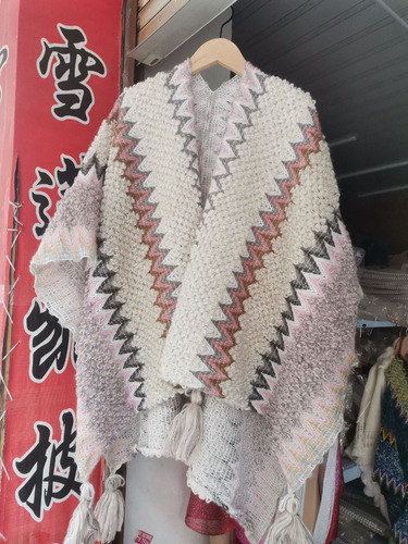 Cardigan Suéter Mujer Moda Retro Rayas Borla Estilo Chino