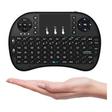 Mini Teclado Usb Sem Fio Recarregavel Para Smart Tv C/led