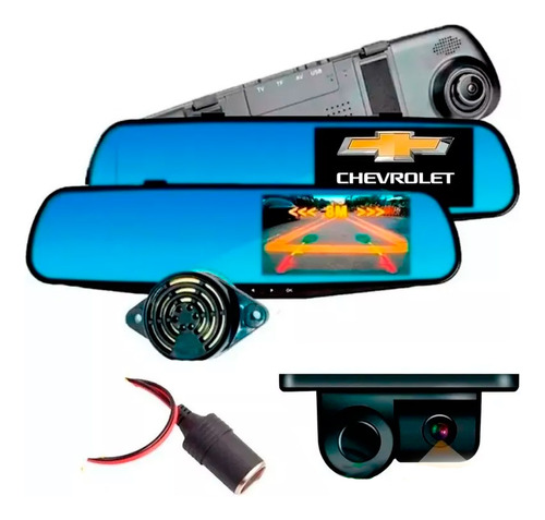 Espejo Retrovisor Dvr Camara Y Sensor De Reversa Chevrolet