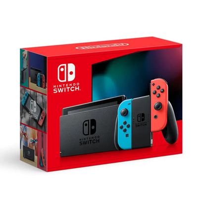 Nintendo Switch Neon Blue And Neon Red Joycon. Color Rojo | Meses sin interés