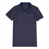 Camiseta Polo Ogochi Infantil Azul Marinho