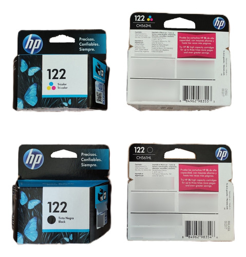 Pack Cartuchos De Tinta Hp 122