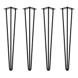 Patas Hairpin Para Muebles Mesas 74cm X4