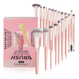 Brochas De Maquillaje Kit 20 Pcs Para Maquillaje Profesional