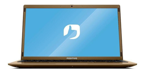 Notebook Positivo Motion C41tei Intel Celeron Linux -dourado