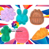 Set 6 Cortadore De Galletas Pascuas Resurrección 12 Cm