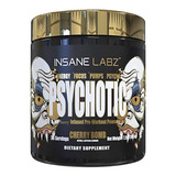 Suplemento En Polvo Insane Labz  Psychotic Gold Cafeína Sabor Bomba De Cereza En Pote De 203g