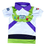 Roupa Polo Buzz Toy Story Infantil Festa Aniversário Menino