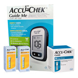 Glucometro Medidor Accuchek Guide + 50 Tiras + 60 Lancetas