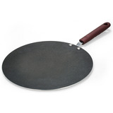 Pancake Sartén Crepe Maker Sartén Plana Plancha Sartén Con E