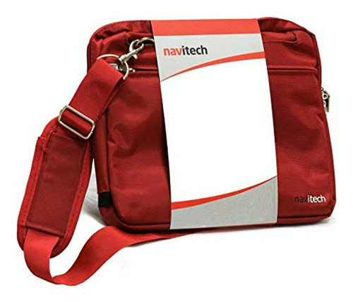 Tableta Gráfica - Estuche / Bolso Rojo Navitech Para Tableta