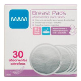 Absorvente Para Seios Mam Breast Pads (30 Unidades)