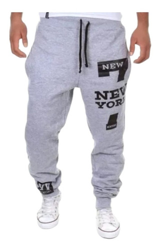 Calça Moletom Slim Jogger New York Inverno