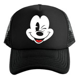 Gorra Black Unisex De Malla Mickey Mouse