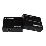 Extender Hdmi 120m Extensor Hdmi Cat5e Cat6 Hdtv 120m Bivolt