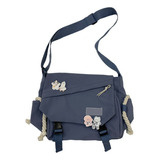 Tika Saco De Mensajero De Nylon Mujer Mochila Coreana, Kawai