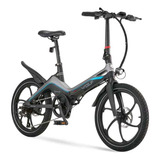 Bicicleta Eléctrica Wolf Rufus 350w Gris Azul 2023  Auteco 