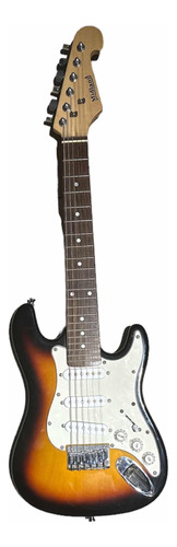 Guitarra Eléctrica Stratocaster Marca Midland Tamaño Kids