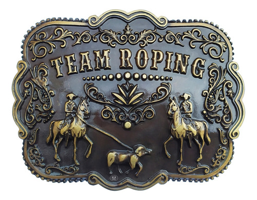 Fivela Cinto Country Team Roping