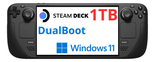 Console Valve Steam Deck 1tb Standard + Dualboot Com Windows + Brinde Com Nota Fiscal