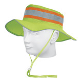 Sombrero Con Reflejante Alta Visibilidad Verde Truper 14010