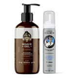 Kit Gel De Barbear + Pósbarba Efervescente 100ml Don Alcides