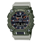 Reloj Casio G-shock Ga-900hc-3acr Color De La Correa Verde