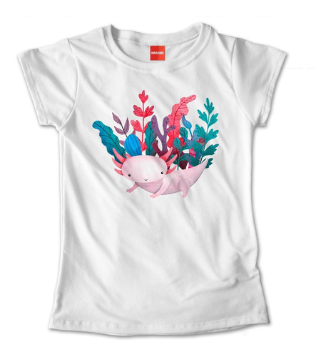 Blusa Ajolote Mexicano Rosa Colores Playera Estampada