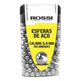 Esferas De Aço 100 Unidades Rossi Pistolas Calibre 6.0mm