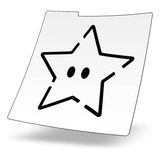 Stencil Reusable Galletas Plantilla Mario Bros Estrella Star