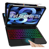 Aire iPad Caja Del Teclado Cuarta Generación 10 9 2020...