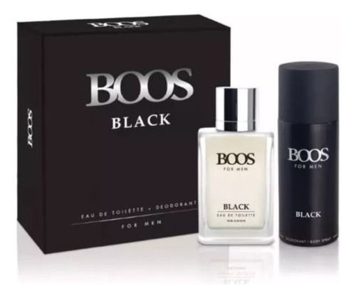 Estuche Boos Black (edt X 100 Ml Más Desodorante X 150 Ml )