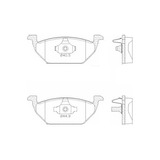 Pastillas De Freno Durbloc Para Vw Gol Trend 1.6 2019/ Del.