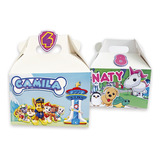 Dulcero Fiestas Infantiles Personalizadas Boxlunch Med 6pzs