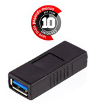 Emenda Usb 3.0 - Fêmea X Fêmea - Ultra Velocidade - Kit 10