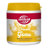 Corante Amarelo Gema Em Pó 100g Arcolor