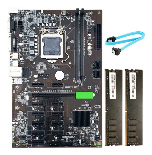 Placa Madre Minera B250 Btc Compatible Con Vga Dvi Lga 1151