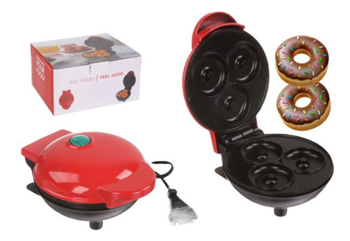 Maquina Para Mini Donas Postres Donuts Antiadherente 3 Donas