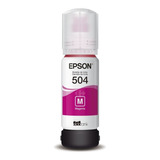 Tinta Epson T504 Magenta Ecotank Tinta Continua L4150, L6171