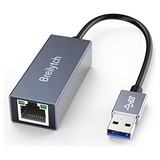 Adaptador Usb A Ethernet, Breilytch Usb 3.0 A 10/100/1000 Gi