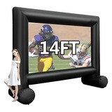 Pantalla De Proyector Inflable De 14 Pies, Pantalla De ...