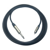 Cable De Plug 6.3 A Rca De 3 Mts