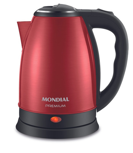 Chaleira Elétrica Pratic Inox Ce-06-r Vermelha Mondial Cor Vermelho 220v