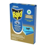 Tabletas Insecticida Raid Contra Mosquitos Caja X 24