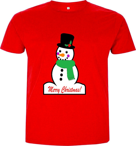 Camisetas Navideñas Muñeco De Nieve Navidad Para Todos