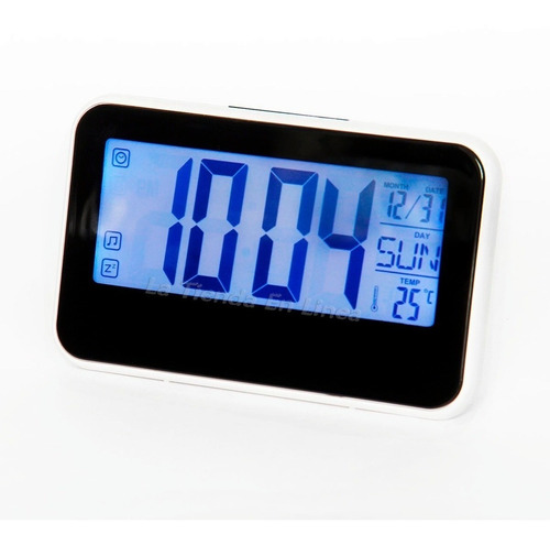 Reloj Despertador Lcd Digital Con Termometro Fecha Timer Ds 