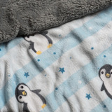 Cobertor Siberia Para Cuna Pingüino Bebe Vianney