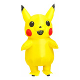 Fantasia Pikachu Inflável Pokemon Adulto Cosplay Pokemon Go