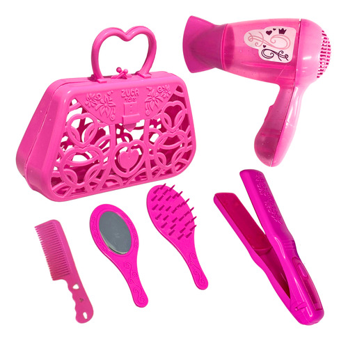 Kit Beleza Infantil Brinquedo Menina Acessórios Penteadeira