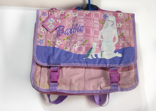 Mochila Portafolio Maletin De Barbie Vintage 90 Reliquia 